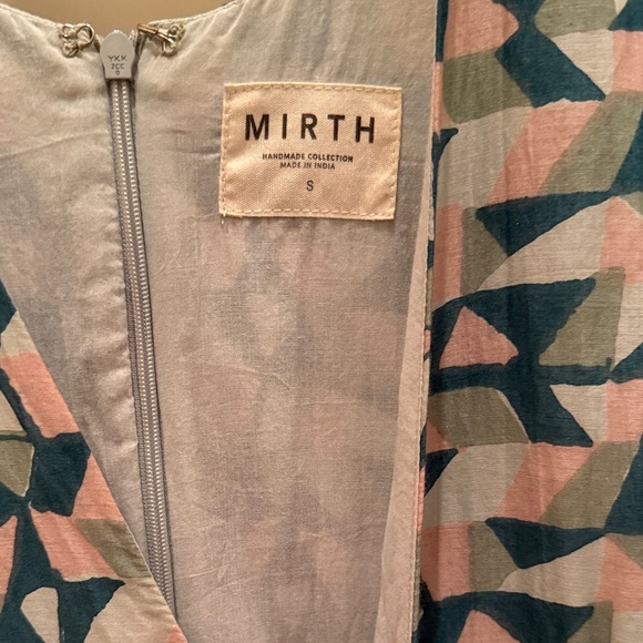 Mirth Geometric Patterned Green Dress - Picture 3 of 5